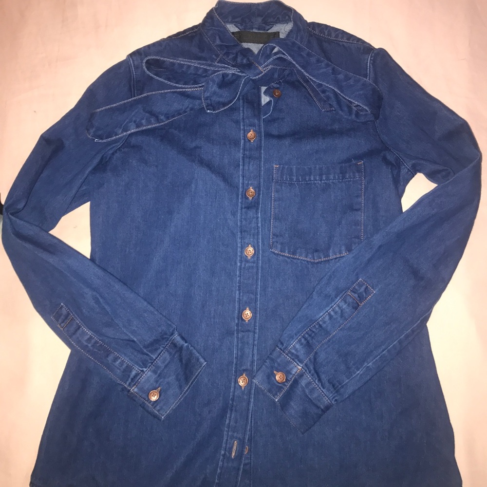 Zara denim shirt
